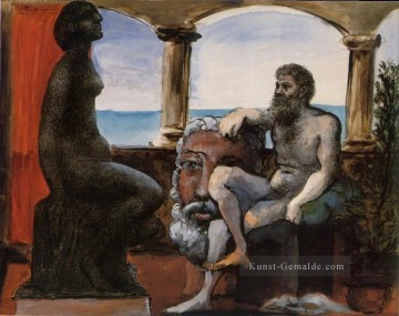 le Ölbilder verkaufen - Le sculpteur et sa statue 1933 Pablo Picasso